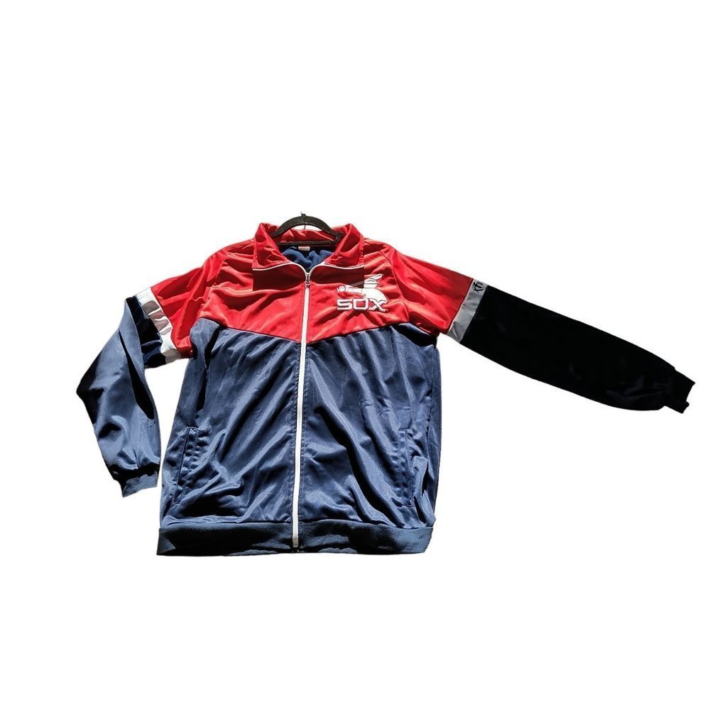 Chicago White Sox Retro Style Lightweight Zip Up Jacket Adult Unisex Size Medium